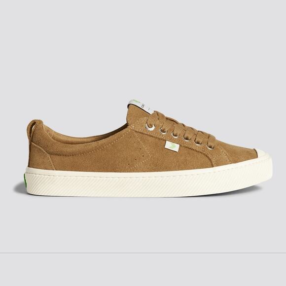 Women's Size 8.5 CARIUMA Unisex OCA Low Camel Suede Sneaker - Picture 3 of 4